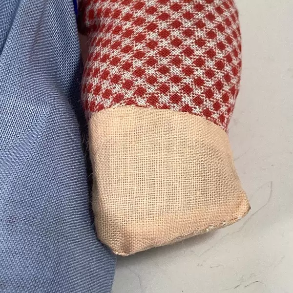 Vintage 11" Rag Doll Made in Hong Kong - Charming Collectible Toy