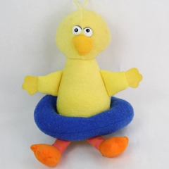 Vintage Applause Big Bird Sesame Street Stuffed Bath Toy - 7" Muppets
