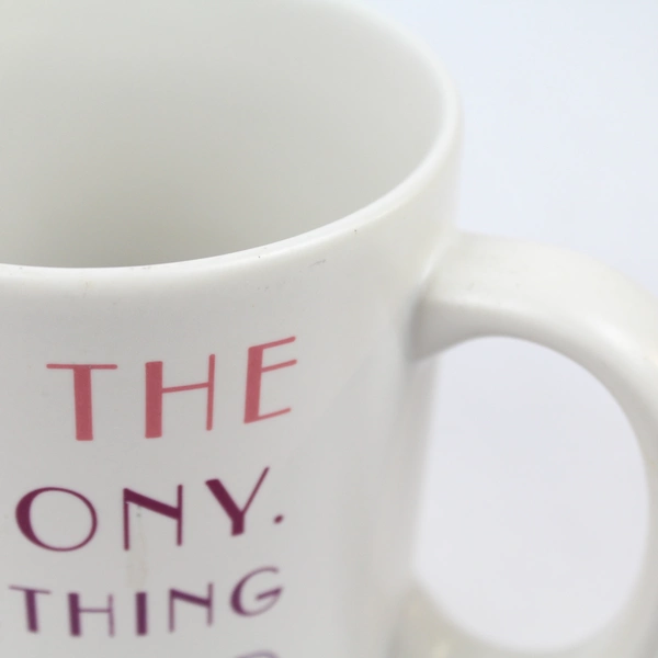 2007 Quotable Mugs Emerson "Break the Monotony" Coffee Mug White