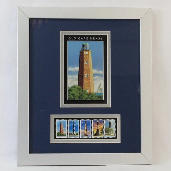 United States Postal Service Old Cape Henry Framed Stamps Collection