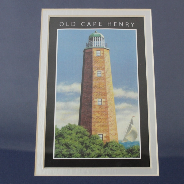 United States Postal Service Old Cape Henry Framed Stamps Collection