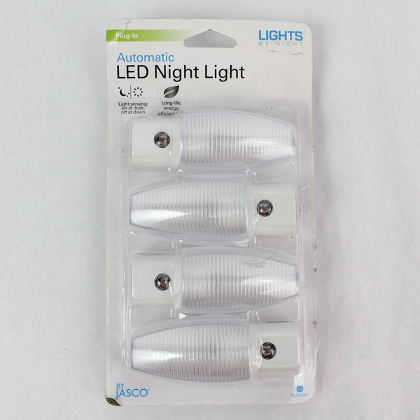 New JASCO Automatic LED Night Lights, Plug-In, Energy Efficient, Auto On/Off