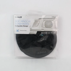 Winplus 2-Pack Collapsible Car Side Window Sunshades 15"x19" - Reduces Glare