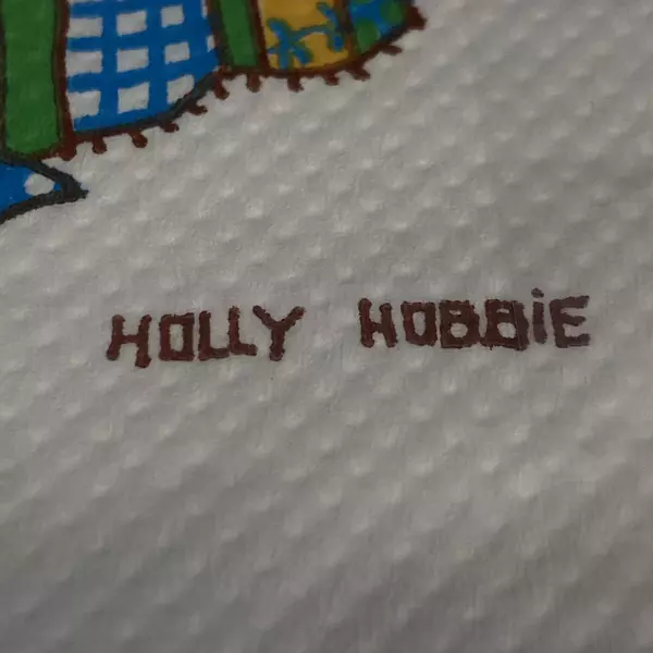 Vintage 1973 Holly Hobbie Paper Tablecloth NIP - Collectible Table Cover