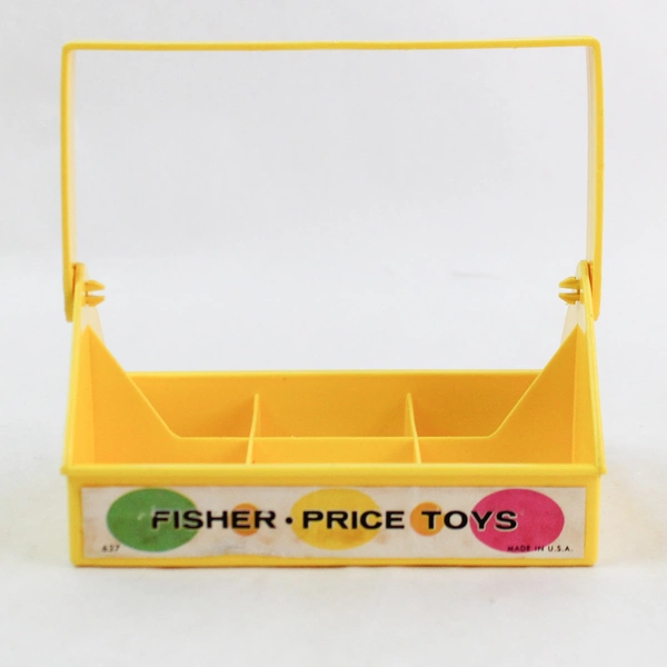 Vintage Lot of 8 Fisher Price Fun With Food Toys - Milk Bottles & Carriers