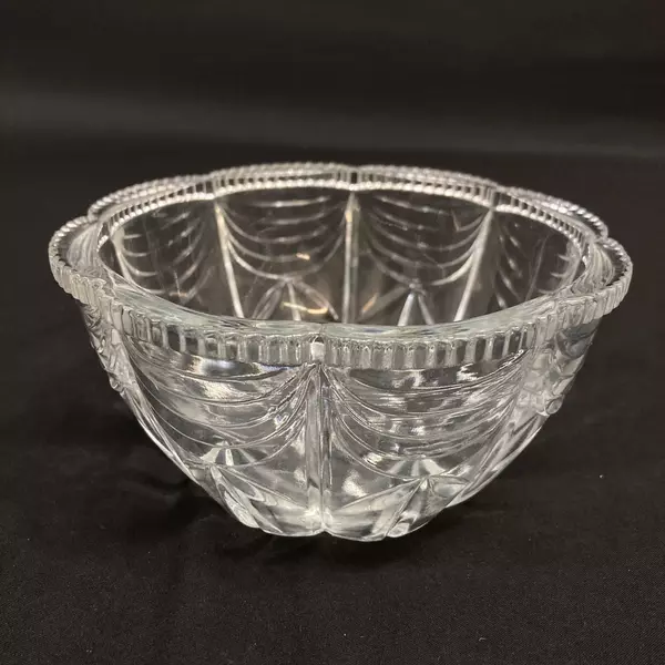 KIG Indonesia Vintage Swag & Dot Candy Bowl - 5.25" Decor Dish