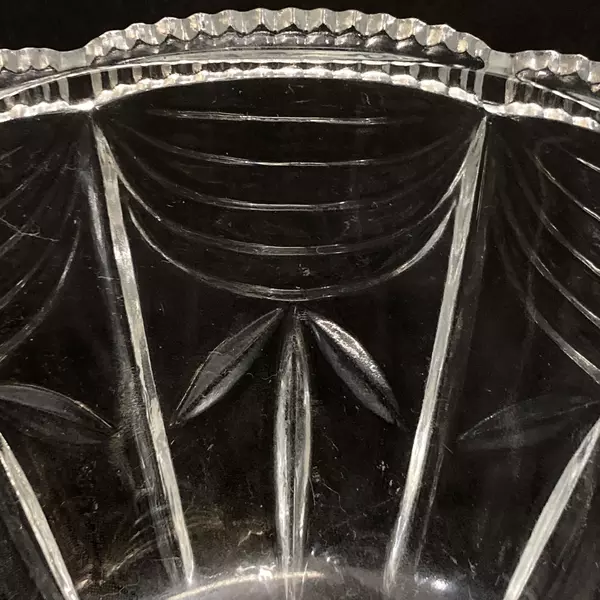 KIG Indonesia Vintage Swag & Dot Candy Bowl - 5.25" Decor Dish