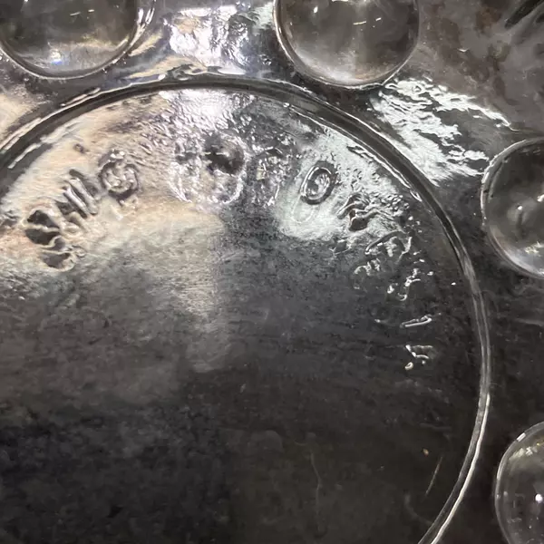 KIG Indonesia Vintage Swag & Dot Candy Bowl - 5.25" Decor Dish