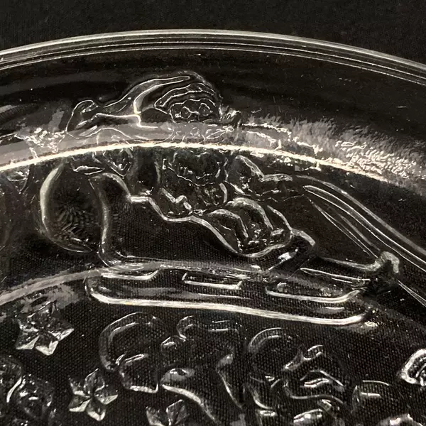 KIG Indonesia Christmas Plate Santa Church Scene 7.25" Holiday Decor