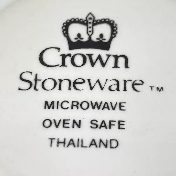 Lot of 3 Crown Stoneware Espresso Cappuccino Cup & Saucer Sets