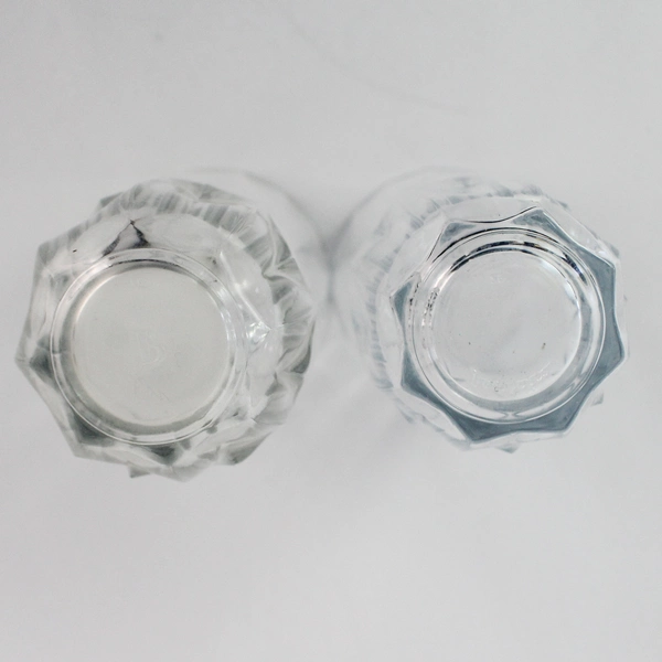 Lot of 2 Vintage Pasabahce Ribbed Clear Juice Glasses - Timeless Design