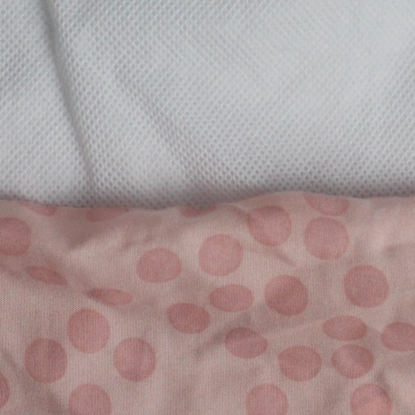 2 PC Pink Polka Dot Crib Skirts by The Peanutshell - Nursery Bedding Set