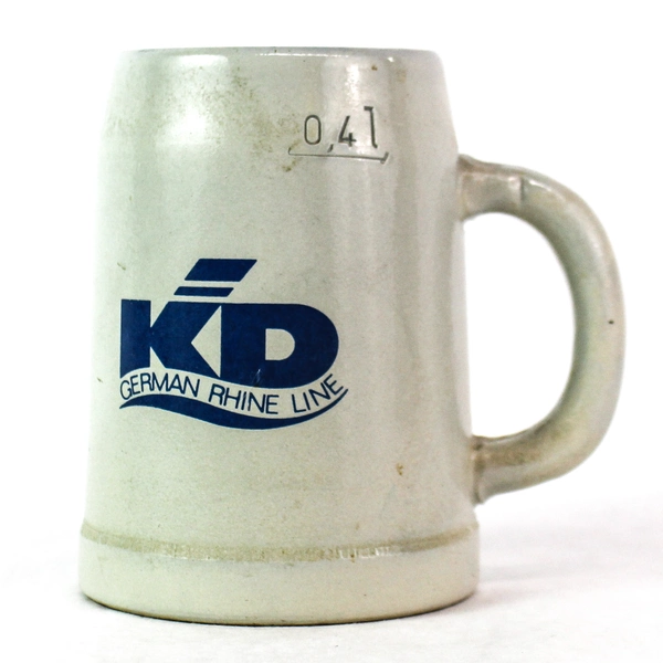 Köln-Düsseldorfer KD German Rhine Line River Cruise Mug 0.4L - Collectible
