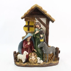 Gerson Christmas Nativity Scene Lantern - Battery Operated, Untested, As Is