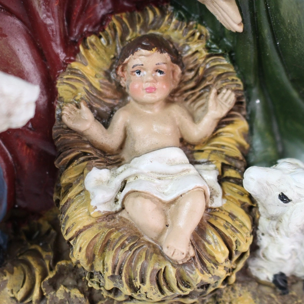 Gerson Christmas Nativity Scene Lantern - Battery Operated, Untested, As Is