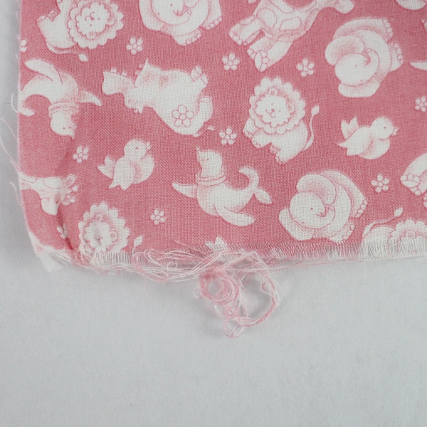 Spring Industries 'Zoobeedoo' Pink Cotton Zoo Animal Fabric 31" x 80"