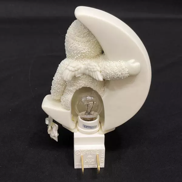 Dept 56 Snowbabies Moonbeams Night Light 68835 - Pre-Owned, Needs New Bulb