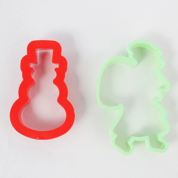 Lot of 8 Christmas Cookie Cutters - Fun Holiday Baking Shapes