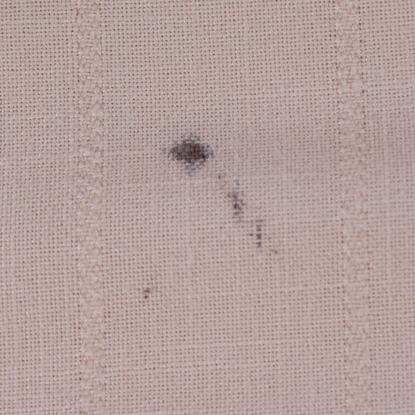 5 PC Peach Pink Napkins & Tablecloth Set - Flawed, Elegant Home Decor