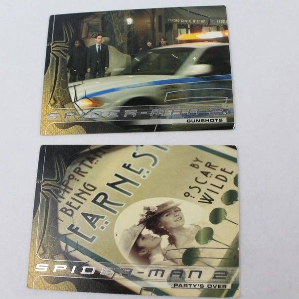 2004 Lot of 5 Spiderman 2 Trading Cards Upper Deck Good Condition