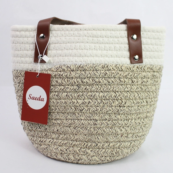 NWT Saeda Hanging Plant Basket Modern Home Decor 6" Tall 9.5" Wide