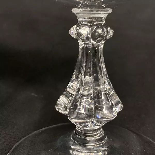 Lot of 3 Bryce Autumn Crystal Liqueur Cocktail Glasses - 4.5 inches Tall