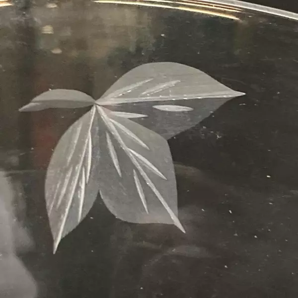 Lot of 3 Bryce Autumn Crystal Liqueur Cocktail Glasses - 4.5 inches Tall