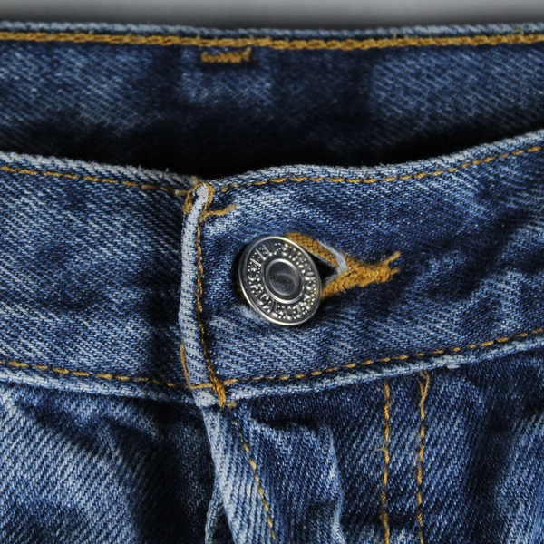 Levi Strauss and Co 501 Straight Fit Button Fly Denim Jeans Men's W38 x L30