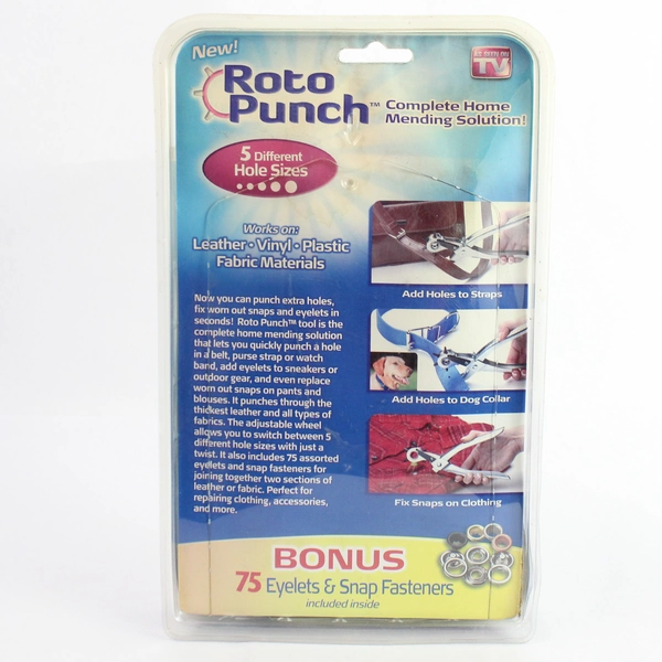 NIB Allstar Roto Punch Craft Tool – Complete Home Mending Solution
