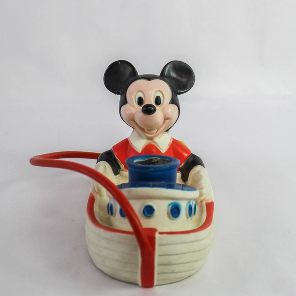 Vintage Disney Mickey Mouse Bubble Barge Bath Toy - Child Guidance