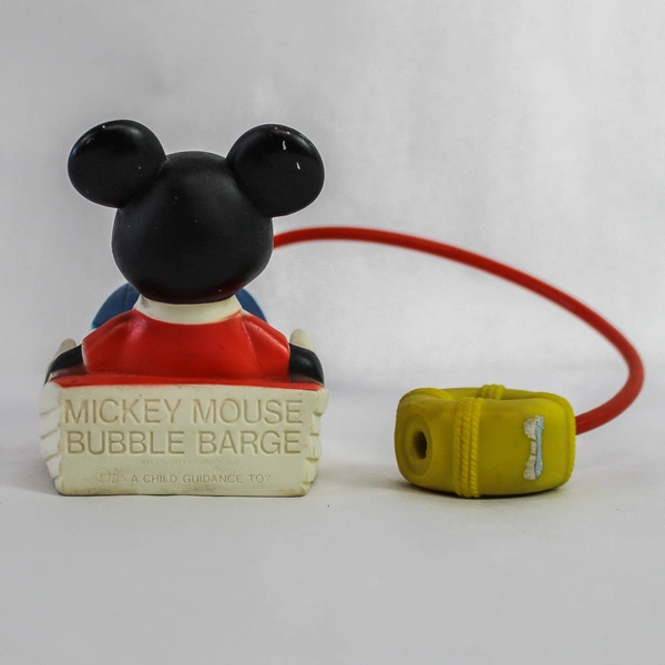 Vintage Disney Mickey Mouse Bubble Barge Bath Toy - Child Guidance