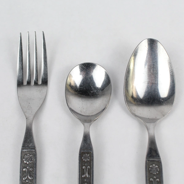 4-Piece Ameris Stainless Flatware Set - Forks & Spoons, Pre-Owned Elegance