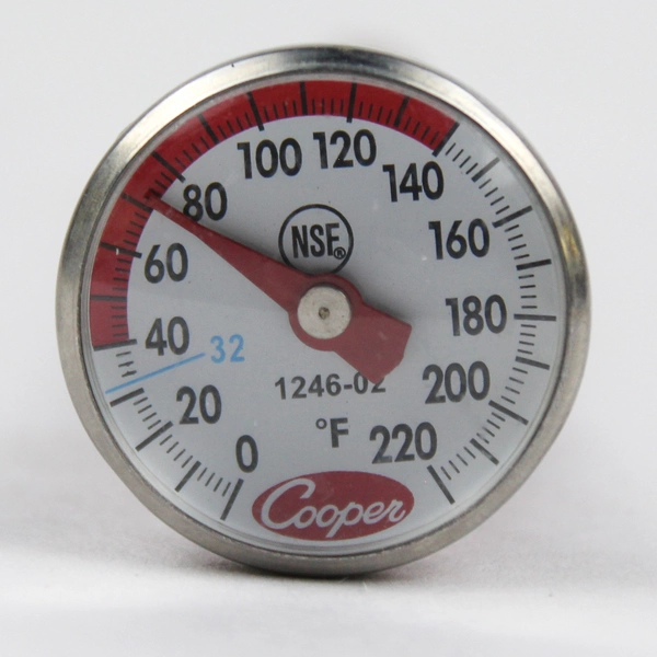 Cooper 1246-02 Bi-Metal Pocket Kitchen Thermometer with Sheath - Pre-Owned