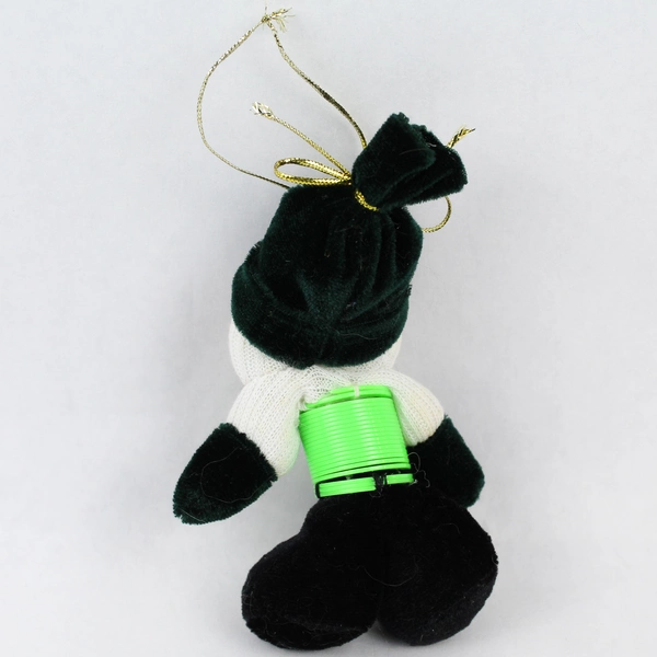 Snowman Slinky Plush Toy Holiday Ornament for Christmas Tree Decor