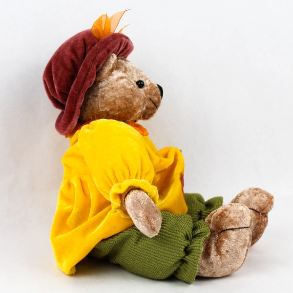 Sun Point Co. 13" Autumn Thanksgiving Bear Stuffed Animal Fall Decor