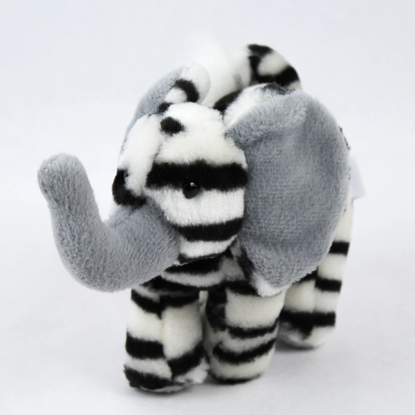 B.J. Toy Co. ProLaw Striped Elephant Stuffed Animal 5" with Tag - Cute Plush Toy