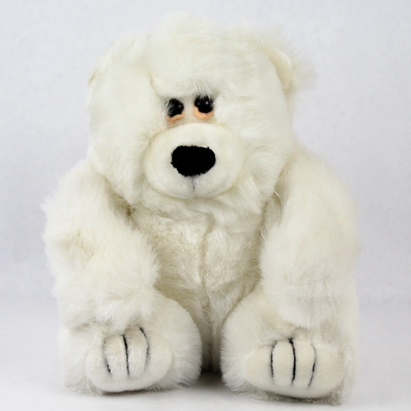 Vintage 1989 America Wego Polar Bear Stuffed Animal 9.5" - Collectible Plush
