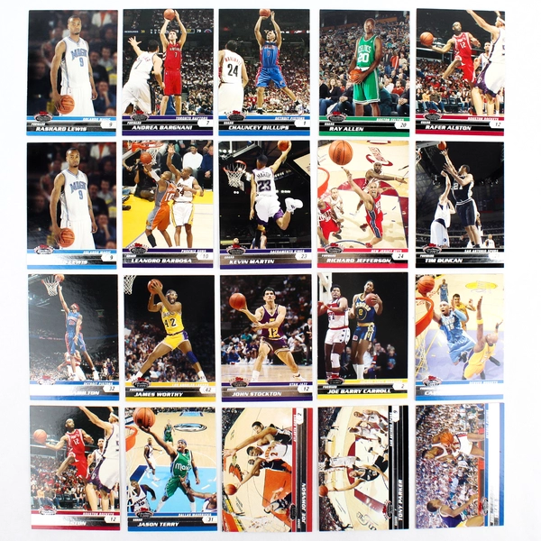 Lot of 20 2007 Topps Stadium Club Basketball Cards - Good Condition