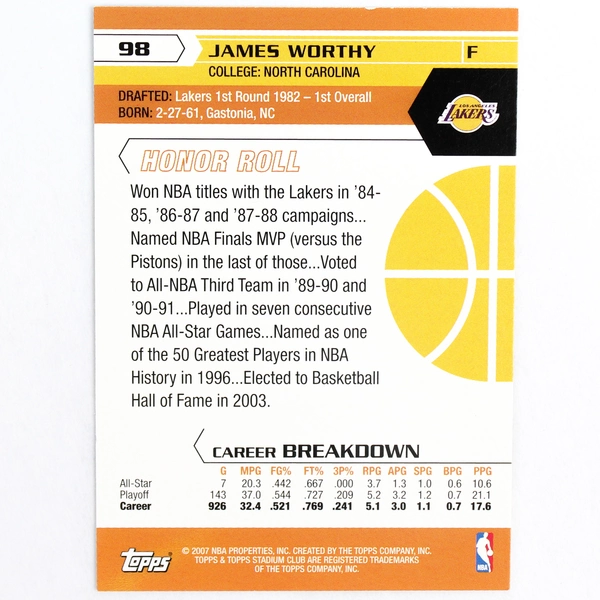 Lot of 20 2007 Topps Stadium Club Basketball Cards - Good Condition