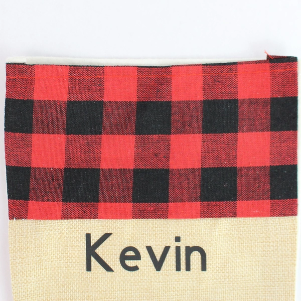 Personalized Greenbrier Christmas Stocking for Kevin, 16" Tall, Pre-Owned