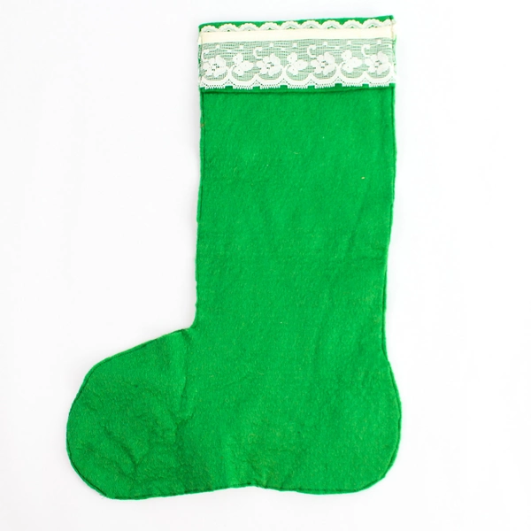Personalized Lacey Green Christmas Stocking for Lynne - Pre-Owned, Unique Decor