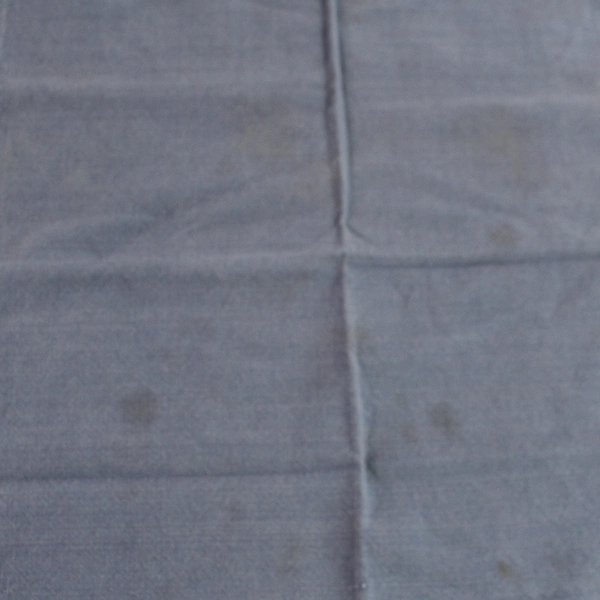 Lot of 5 Kay Dee Designs 100% Cotton Gray Blue Dinner Napkins - Pre-owned