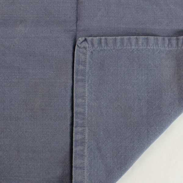 Lot of 5 Kay Dee Designs 100% Cotton Gray Blue Dinner Napkins - Pre-owned