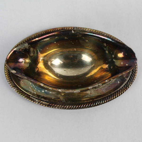 Vintage Castleton Silver Plated Gravy Boat & Tray Set - Elegant Dining Decor