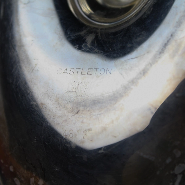 Vintage Castleton Silver Plated Gravy Boat & Tray Set - Elegant Dining Decor