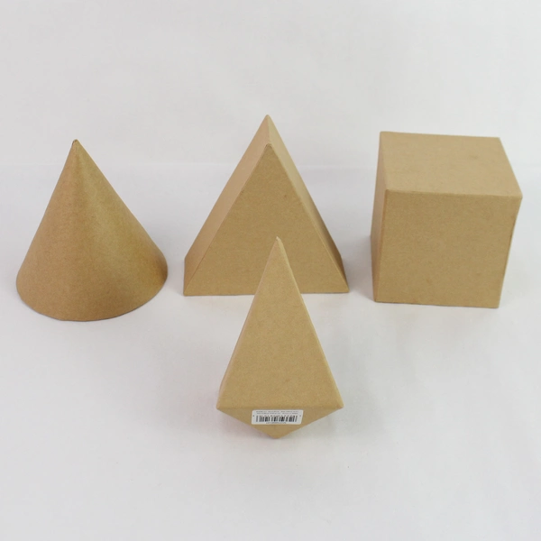 Lot of 4 Cardboard Shapes for Painting & Craft Projects - Good Condition