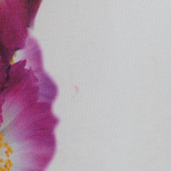 Lavender Butterfly & Flower Design Pillowcase 17"x28" - Pre-owned, Stains/Tear