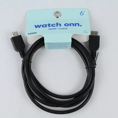 Onn. 6' 4K HDMI Cable - New, Optimized for Immersive Audio & Video