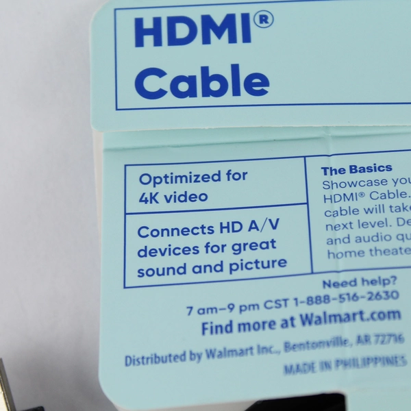 Onn. 6' 4K HDMI Cable - New, Optimized for Immersive Audio & Video