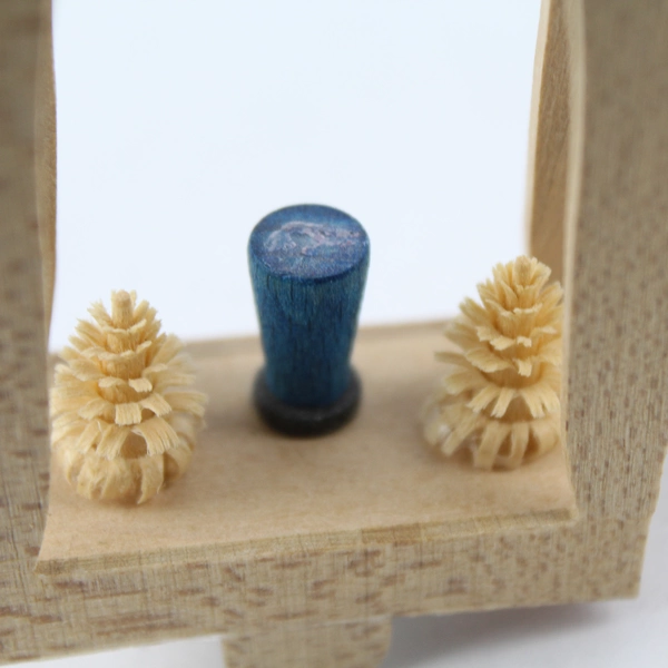 Richard Glasser Wooden Bell Ornament Germany Holiday Decor - Broken Corner